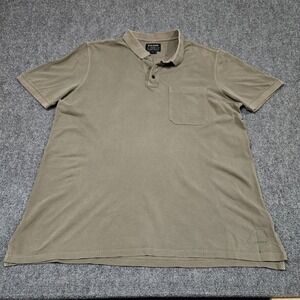 Filson Polo Shirt‎ XL Olive Cotton Pocket Short Sleeve Workwear Grunge Utility